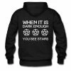 RebelsMarket Hoodies & Sweatshirts Dark Stars Men's Hoodie -Women’s Gothic Outerwear Shop dark stars mens hoodie hoodies and sweatshirts