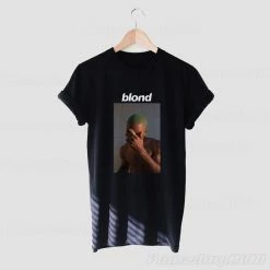 RebelsMarket T-Shirts Frank Ocean Blonde 2016 Music Tour Merchandise Black White T Shirt