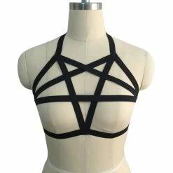 Women’s Gothic Outerwear Shop -Women’s Gothic Outerwear Shop goth harness body harness 1