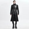 Thinkers Clothing Coats Gothic Punk Hollowed-out Studded Buckle Straps Coat -Women’s Gothic Outerwear Shop gothic punk hollowed out studded buckle straps coat thinkers clothing rebelsmarket