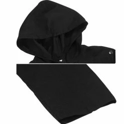 RebelsMarket Coats Gothic Punk Vintage Retro Irregular Length Zipper Strap Hooded Coat -Women’s Gothic Outerwear Shop irregular length zipper strap hooded punk coat rebelsmarket 4