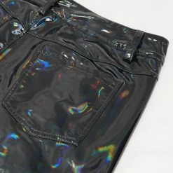 Thinkers Clothing Punk Eyelets Patent Leather Chain Pants -Women’s Gothic Outerwear Shop punk eyelets patent leather chain pants thinkers clothing rebelsmarket 5
