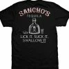 Cartel Ink T-Shirts Sancho's Tequila Men's T-Shirt -Women’s Gothic Outerwear Shop sanchos tequila mens t shirt rebelsmarket