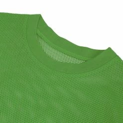 Thinkers Clothing T-Shirts Short Sleeved Round Neck Green Mesh T-shirt -Women’s Gothic Outerwear Shop short sleeved round neck green mesh t shirt rebelsmarket 3