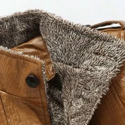 RebelsMarket Jackets Vintage Retro Stand Collar Fleece Slim Fit PU Leather Jacket -Women’s Gothic Outerwear Shop stand collar pu leather jacket jackets 3