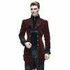 Thinkers Clothing Coats Gothic Victorian Men's Velvet Tailcoat -Women’s Gothic Outerwear Shop thinkers clothing gothic red mens victorian tailcoat jackets
